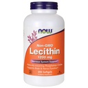 Nüüd toidud Mitte-GMO Letsitiini 1200 mg 200 Sgels