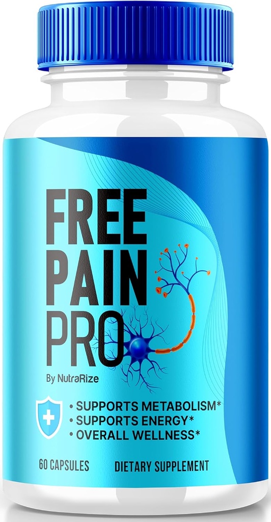 NutraRize Free Pain Pro kapslid, ametlik Keto valem sobivaks ja tervislikuks kehaks, kõik looduslikud toidulisandid üldise heaolu toetamiseks, Premium FreePainPro Pills Review (60 kapslit)
