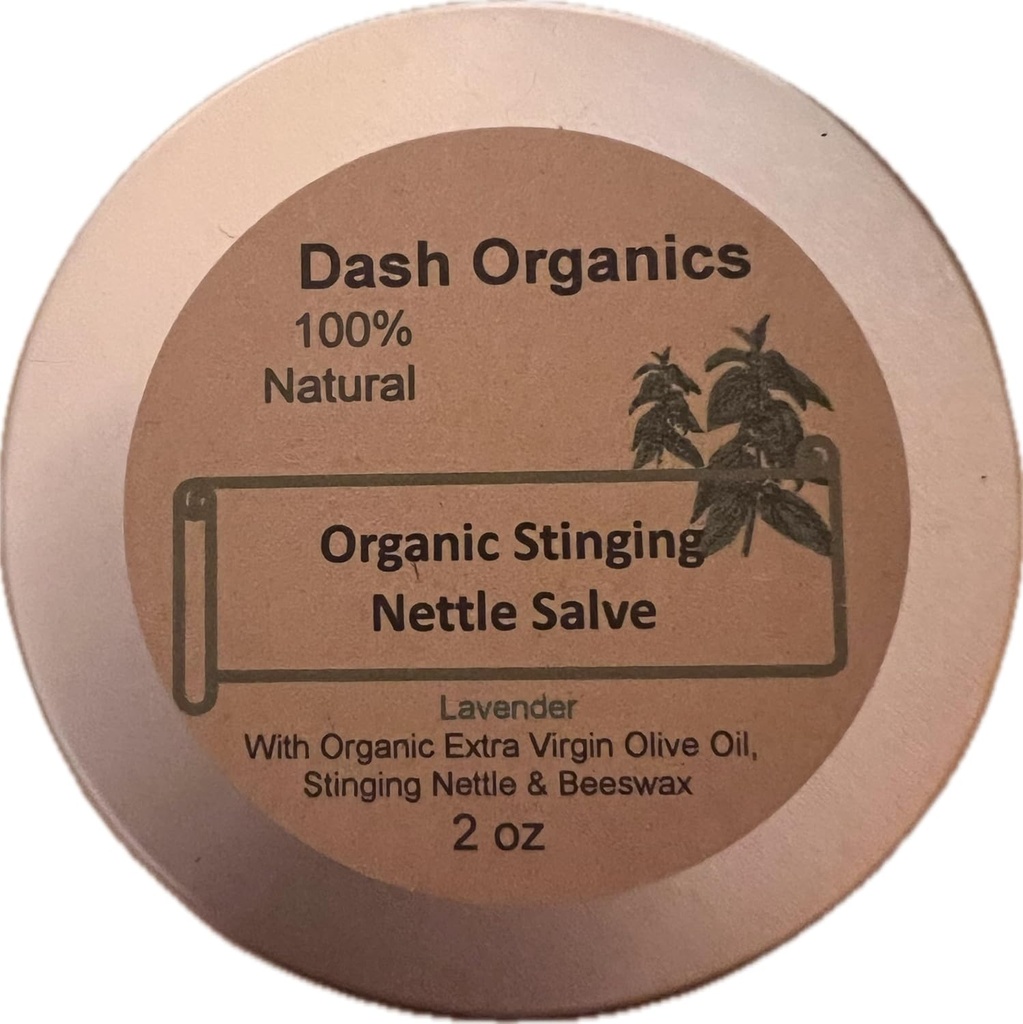 Orgaaniline tervendav nõel Salve lavendli eeterliku õliga | Väike salv | One Nettle Balm 2oz