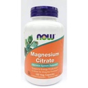 NOW toidulisandid, magneesiumtsitraat, ensüümifunktsioon *, närvisüsteemi tugi *, 120 Veg kapslit