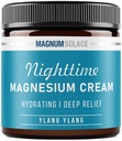 Magneesiumi asukoht - öine magneesiumkreem - rakendage jalgadele, kätele või rinnale - aktuaalne magneesiumkloriid - USA valmistatud ja ohutu lastele (Ylang Ylang)