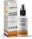 Liposomaalne vedelik Vitamiin D3-5000IU Spray | 2 kuu pakkumine |1 fl oz | Mitte-GMO | Suhkruvaba | Gluteenivaba | Reisisõbralik | toetab luude tervist, immuunsüsteemi ja tervislikku meeleolu