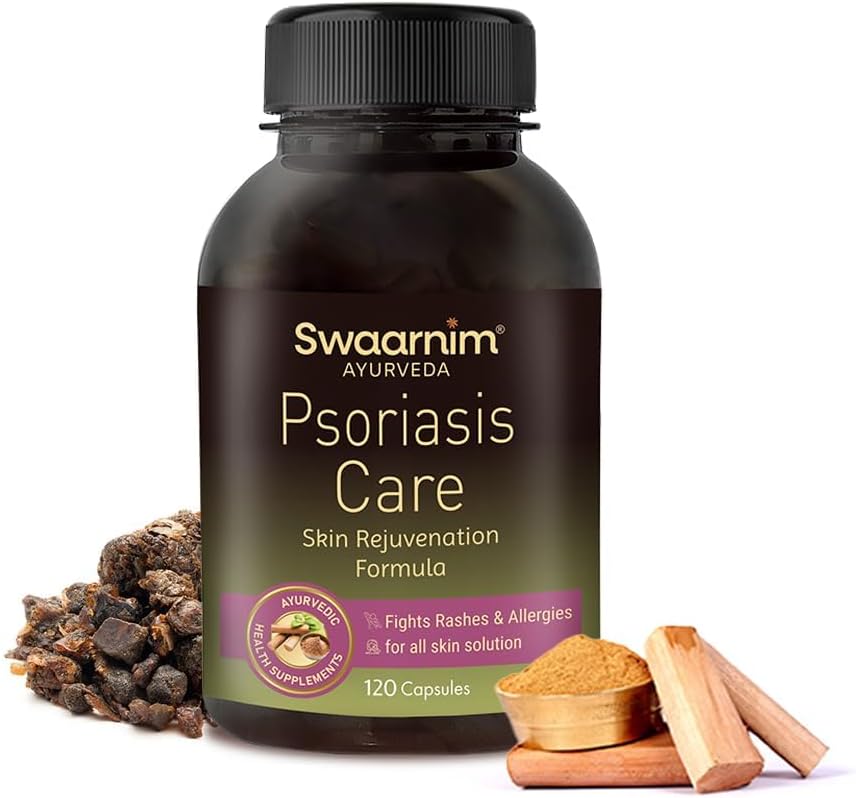 Psoriaasi hooldus, Ayurveda tervislikud toidulisandid naiste tervise jaoks, lisamata kemikaale ja gluteenivaba, 120 kapslit