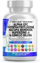 Puhas Nutraceuticals Alpha GPC Koliin Fosfatidüülseriin Bacopa Monnieri Ginkgo Biloba Huperzine Lisa Urdine Lions Mane Cats Claw NAC Vitamiin C B D E