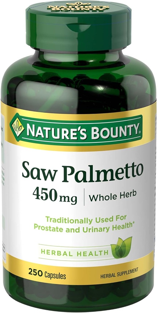 Nature's Bounty Saw Palmetto 450 mg kapslid 250 ea