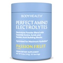 BodyHealth PerfectAmino Elektrolüüdid Pulber Ei Suhkrut, Hüdreerimine Paastumine Keto Null Suhkru Elektrolüüdid Jooge Segu Trace Mineraalidega - Passion Fruit - 30 Servings