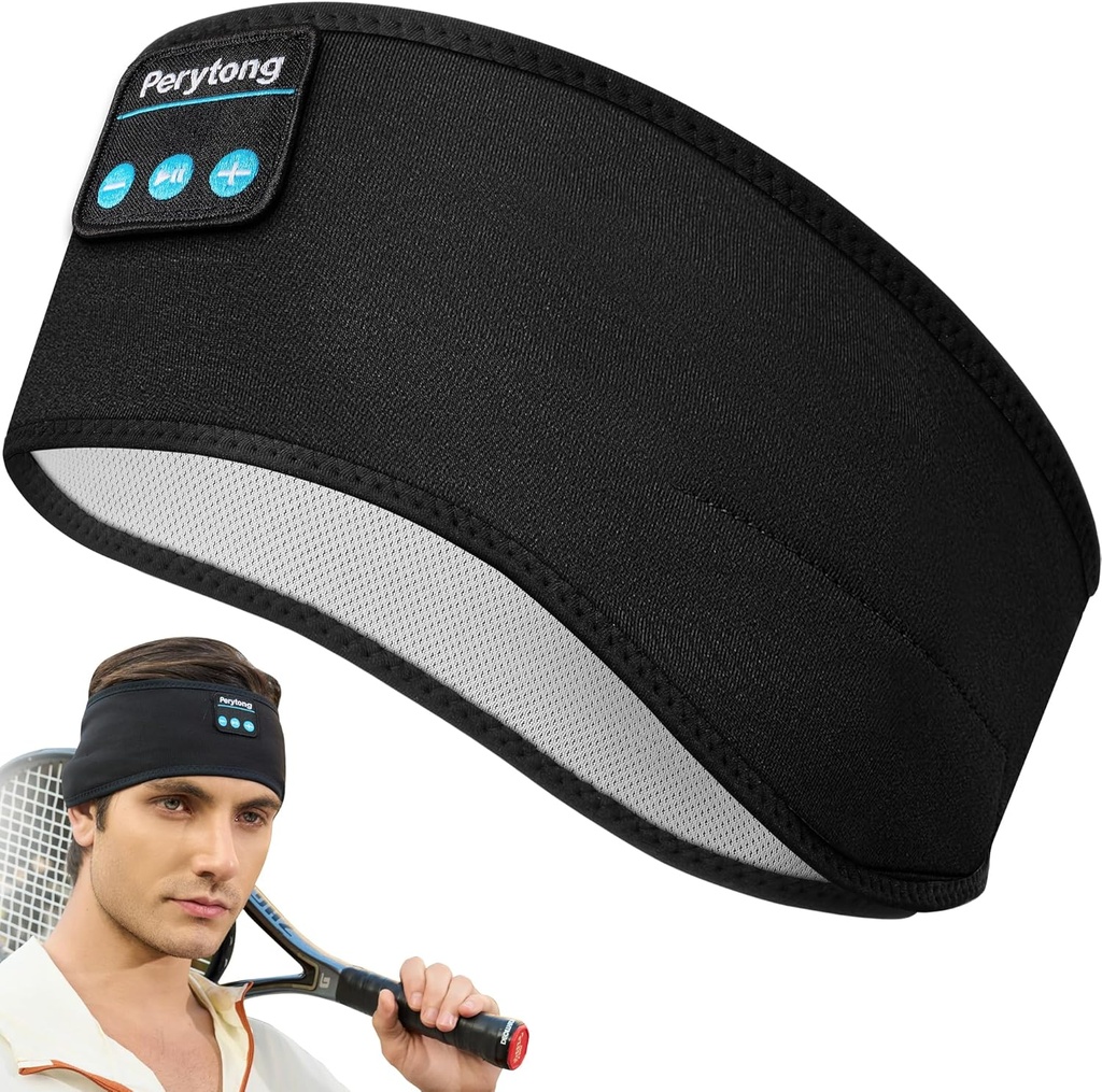 Perytongi unekõrvaklapid juhtmeta, Bluetoothi spordi kõrvaklapid Ultra-Thin HD Stereo kõlaritega, Unisex, ideaalne magamiseks, treening, jooksmine, jooga, unetus, lennureisid, meditatsioon