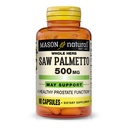 MASON NATURAL Saw Palmetto 500 mg, toetab eesnäärme tervist ja kuseteede funktsiooni, 90 kapslit