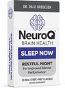 LifeSeasons NeuroQ Sleep Now - Natural Sleep Support Supplement - Maintain Healthy Sleep Cycles & Brain Function - Melatonin & L-Theanine - Non-Habit Forming - 30 Mint Oral Strips