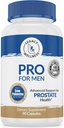 PRO Prostate Health Supplements For Men with Saw Palmetto, Beta Sitosterol + Supports Healthy Urination & Flow, Reduces Urges & Bathroom Trips So You Can Sleep Well + DHT blocker, 90 Capsules