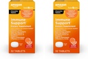 Amazon Basic Care Immune Support Citrus Chew Tablets, 32 Count (Pack of 2)