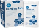 MED PRIDE Nonstick Sterile Abd Combine Pads 5x9 Extra Absorbent Kirurgiline Riietus Raske Leke (40 Loe)