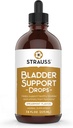 Strauss Naturals põietoetus langeb looduslikele lisanditele kuseteede süsteemi toetamiseks, gluteenivaba, sojavaba ja mitte-GMO, 7,6 fl oz.