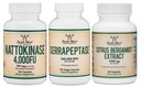Nattokinaasi lisand ( 120 kapslit ) , serrapeptaas ( 120 kapslit ) , Citrus Bergamot ( 60 kapslit )