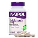 Natrol melatoniin 3 mg, toidulisand rahutu une jaoks, täiskasvanute unelisandid, 60 melatoniini tabletti, 60 päeva pakkumine