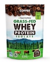 Opportuniteas Grass Fed Coffee Whey Protein Isolaatpulber - 27 g valgupulber ilma kunstlike magusaineteta, 60 mg kofeiini, hormoonivabad lehmad - 5 lb