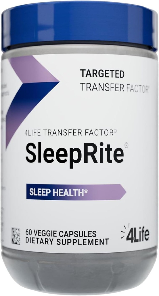4Life Transfer Factor SleepRite - All-Natural Immune and Sleep Support GABA ja melatoniiniga - 60 kapslit