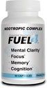 Kütus4 Nootropic Brain Support Supplement – Fookus ja vaimne selgus kapslid vitamiin D3, Ginkgo Biloba, Cognivia, Alpha GPC, DMAE & Huperzine A – Non-GMO, valmistatud USA – 90 Veggie kapslid
