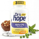 Alpha GPC 500mg, Alpha GPC täiendus - toetab mälu ja kognitiivset funktsiooni - 180 Veggie kapslit, valmistatud USA-s