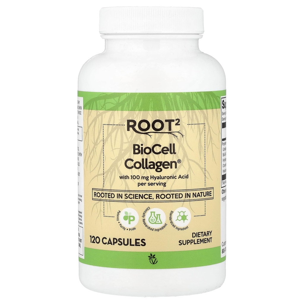 Vitacost Hüaluroonhape BioCell Collagen II - 100 mg ühe serveerimise kohta - 120 kapslit