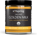 Dr Mercola Solspring Organic Golden Milk Herbal Supplement, 2,64 Oz. (75 g), Vegan Vürtsisegu kurkum & ingver, Non GMO, Gluteenivaba, Sojavaba, USDA Orgaaniline