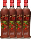 Young Living NingXia Red Antioxidant Drink | 25.35 fl oz | Superfruit Supplement Wolfberry, Mustika, Granaatõuna, Orange, Sidrun & Yuzu Eeterlikud õlid | 4 Pack