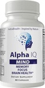 Alpha IQ Mind Brain Focus Memory Health Pro Mind Complex Mind Tech Nootroopne Originaal Nutra4health Mindtech Brain Booster Supplement 60 kapslit