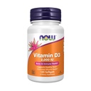 NOW Foods Supplements, Vitamiin D-3 2000 RÜ, kõrge potentsi, struktuurne tugi *, 120 Softgels