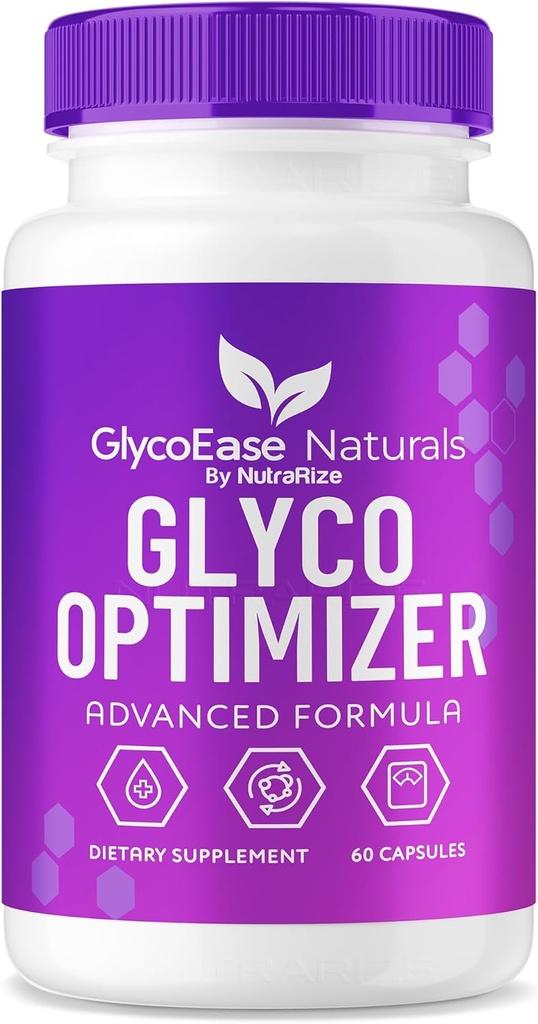 GlycoEase Glyco Optimizer - GlycoEase Pills, All-Natural Dietary Supplement, Advanced Formula Glycogen Support, Glycoeas Naturals, Glyco Ease Reviews (60 kapslit)