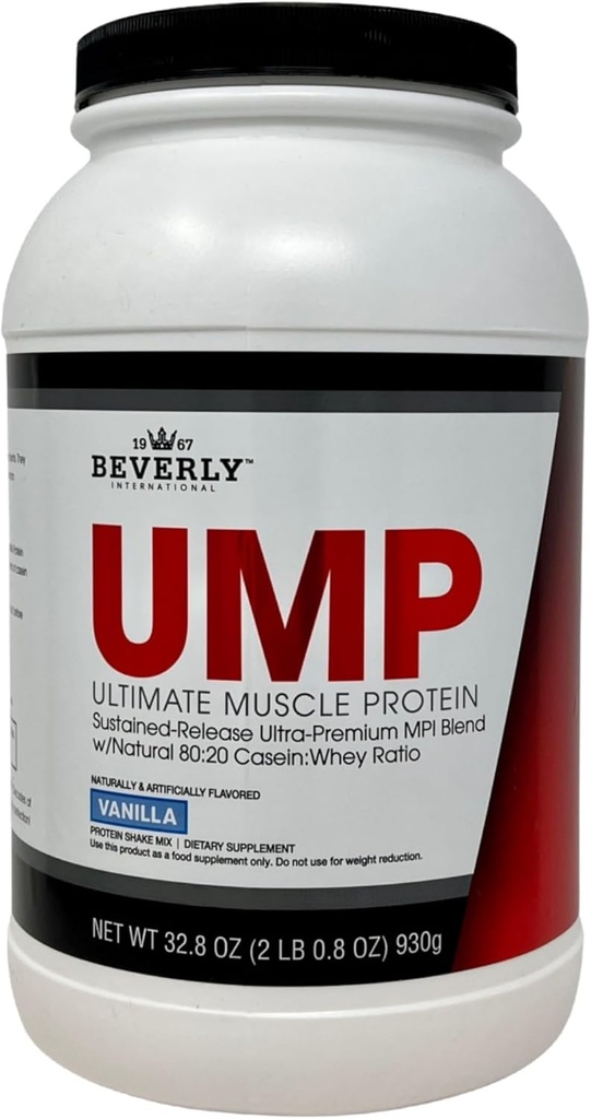 Beverly International UMP Protein Powder, Vanilla Unikaalne vadaku- kasvaja suhe ehitab leani lihaseid. Kergesti seeditav. Bloati pole (32, 8 oz) 2lb. 8 oz