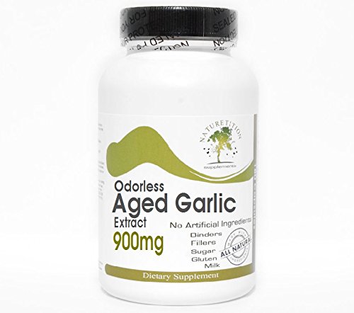 Lõhnatu vananenud küüslauguekstrakt 900mg ~ 200 kapslit - ei lisaaineid ~ Looduslisandid