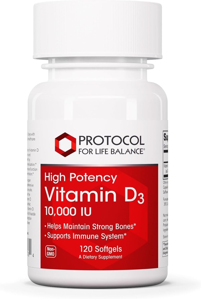 PROTOKOLL ELU BILANSI KOHTA Vitamiin D3 10 000 RÜ - Immuunsüsteemi tugi luud ja hambad - 120 softgeeli