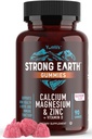 Kaltsiummagneesium Tsink Gummies vitamiin D3 - Kaltsium Magneesium Tsink D3 täiendus Gummies toetab luu tugevust ja immuunsust - Maitsev Kosher Gummy Vitamiinid - 90 Count