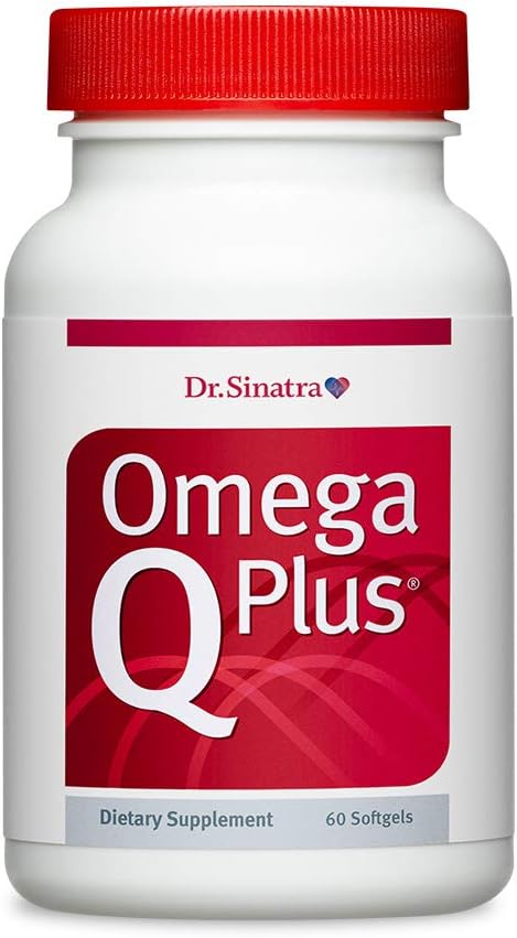 Dr Sinatra Omega Q Plus - Omega-3 ja CoQ10 toidulisand pakub igapäevast südametervise tuge 50 mg CoQ10-ga ja annab antioksüdandi võimu (60 pehmet geeli)