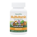 Natures Plus Animal Parade Laste näritav multivitamiin - oranž maitse - 90 loomakujulist tabletti - tervise ja heaolu edendamine - taimetoitlane, gluteenivaba - 45 serveerimist