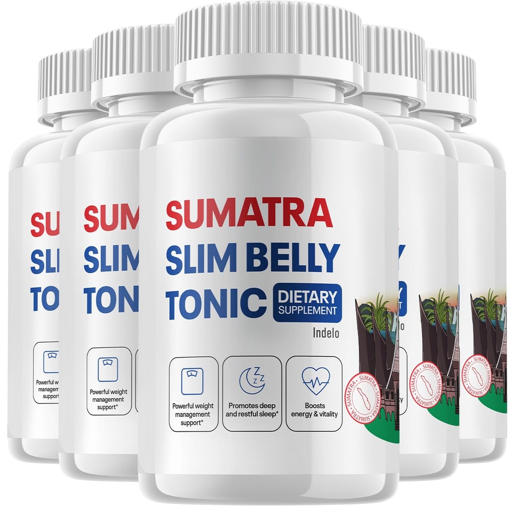 (5 Pack) Sumatra Slim Belly Tonic - Slim Belly Dietary Supplement, Sumatra Slim Belly All-Natural Pills, Sumatra SlimBelly Arvustused (300 kapslit)