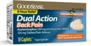 GoodSense Dual Action Acetaminophen and Ibuprofen (NSAID) tabletid, 250 mg / 125 mg, Seljavalu, 18 krahv