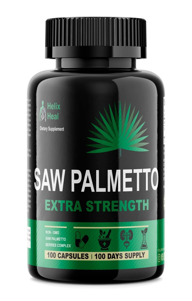 Saw Palmetto meestele - eesnäärme tervise täiendused meestele kuseteede tervisele - looduslik DHT Blocker, 500mg ekstra tugevusega juuste taastumise ravi - 100 kapslit 3 kuud pakkumine