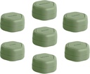 Cadence Travel konteinerid - Pill Case Set - Magnetic Travel Kapslid, Igapäevane meditsiin Korraldaja pillid, toidulisandid ja vitamiinid - 7 Flex Smalls (0,56oz) nädala pillide Korraldaja - Eukalüpt