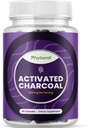 Puhas aktiveeritud söepillid Detox & Cleanse - puhastav kookospähklikapslid 1200 mg ühe serveerimise puhumiseks Relief - Active Detoxification Supplement keha ja soolestiku tervis - 90 Count