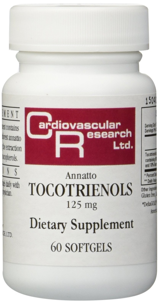 Ökoloogilised valemid - Annatto tokotrienoolid 125 mg 60 geeli [Tervis ja ilu]