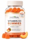 Suhkruvaba Vitamiin D3 K2 Gummies - Vitamiin D3 Gummies 5000 IU + K2 MK7 80 mcg, K2 D3 Vitamiinilisandi Täiskasvanud, Vitamiin D K2 Luud, Immuun, süda, meeleolu, Gluteenivaba, Non-GMO, Natural Virsikumaitse