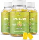 BeLive Magnesium Gummies 200mg - 60 Ct | Magneesiumglütsinaadi toidulisandid lõõgastumiseks, stressi leevendamiseks ja uneks täiskasvanutele ja lastele - maitsev ja tangy ananassimaitse (3)