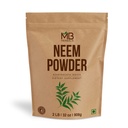 MB Taimed Puhas Neem Pulber 2 lb | 32 oz | 908 Gram | 100% Pure Wild-Crafted Neem Leaf Powder | Very Bitter Neem Supplement for Naha juuksed & Detox | Azadirachta Indica