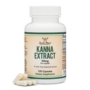 Kanna ekstrakti täiendus (Sceletium Tortuosum) - 50 mg kapsli kohta, 120 loendit - lõõgastumiseks ja meelerahuks (mini 4% kogu alkaloidid) Mitte-GMO, Gluteenivaba, Vegan ohutu kahekordse puiduga