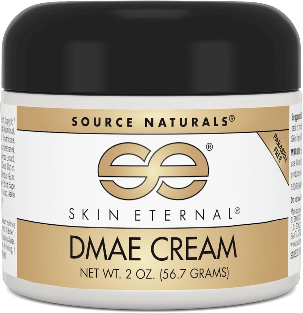 Allikas Naturals Skin Eternal DMAE Cream, Paraben Free - 2 oz