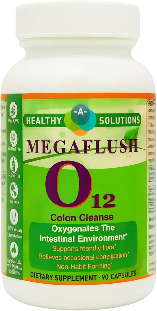Mega Flush 07 - looduslik toidulisand tervislikule kolooniale - Colon Cleanse - 90 Veggie Caps