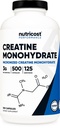 Mikroniseeritud kreatiini monohüdraat 3000 mg 500 kapslit, 125 serveerimist, 750 mg kreatiini monohüdraati kapsli kohta