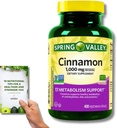 Spring Valley kaneeli toidulisand - 1000mg, 400 taimetoitlase kapslit + "Toitumisjuhend"