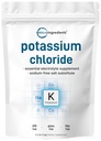 Kaaliumkloriidi pulber, 1 KG (35 Ounce) | Soolasendaja ja essentsiaalne hüdratsiooni elektrolüütide lisand | toetab mineraalide tasakaalu, südant, liigest ja immuunsust | Täitevaba, lahustub kergesti